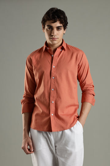 Milanio Classic Cot-Lin Shirt Dusty