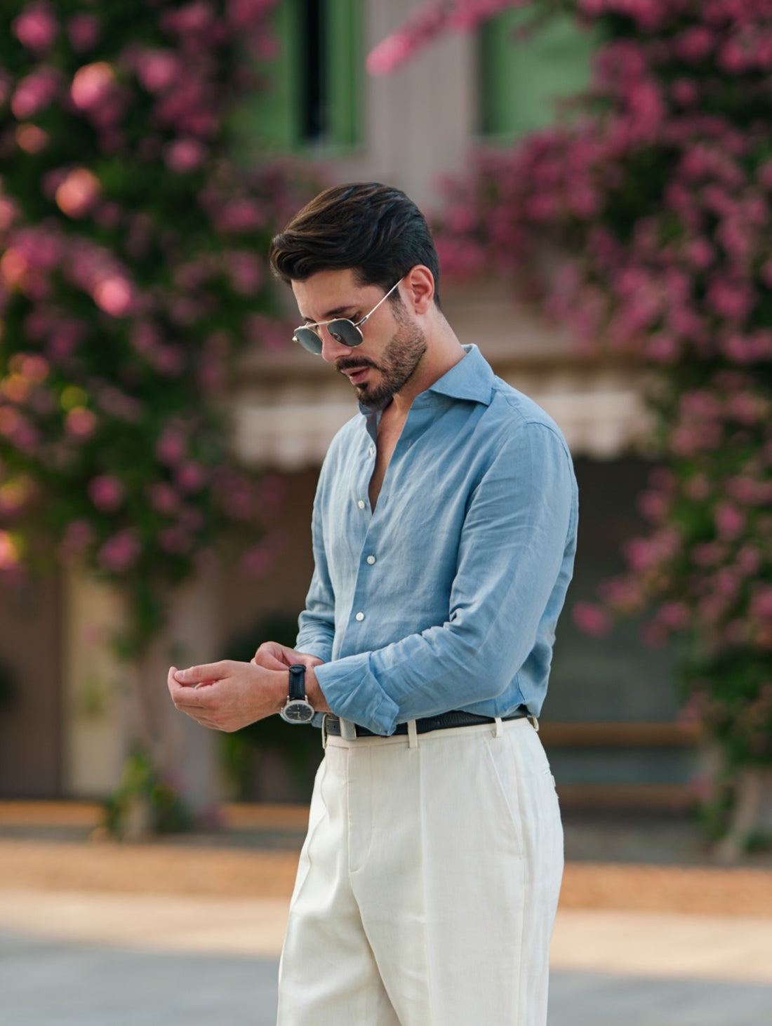 Ocean Breeze Linen Shirt