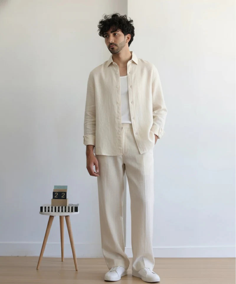 Premium Cottan-Linen Cord-Set