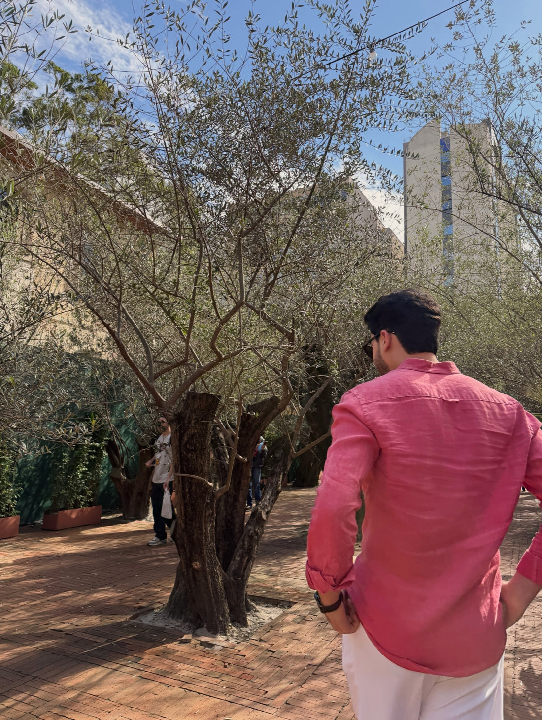 Royal Rose Linen Shirt