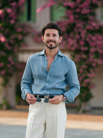 Ocean Breeze Linen Shirt