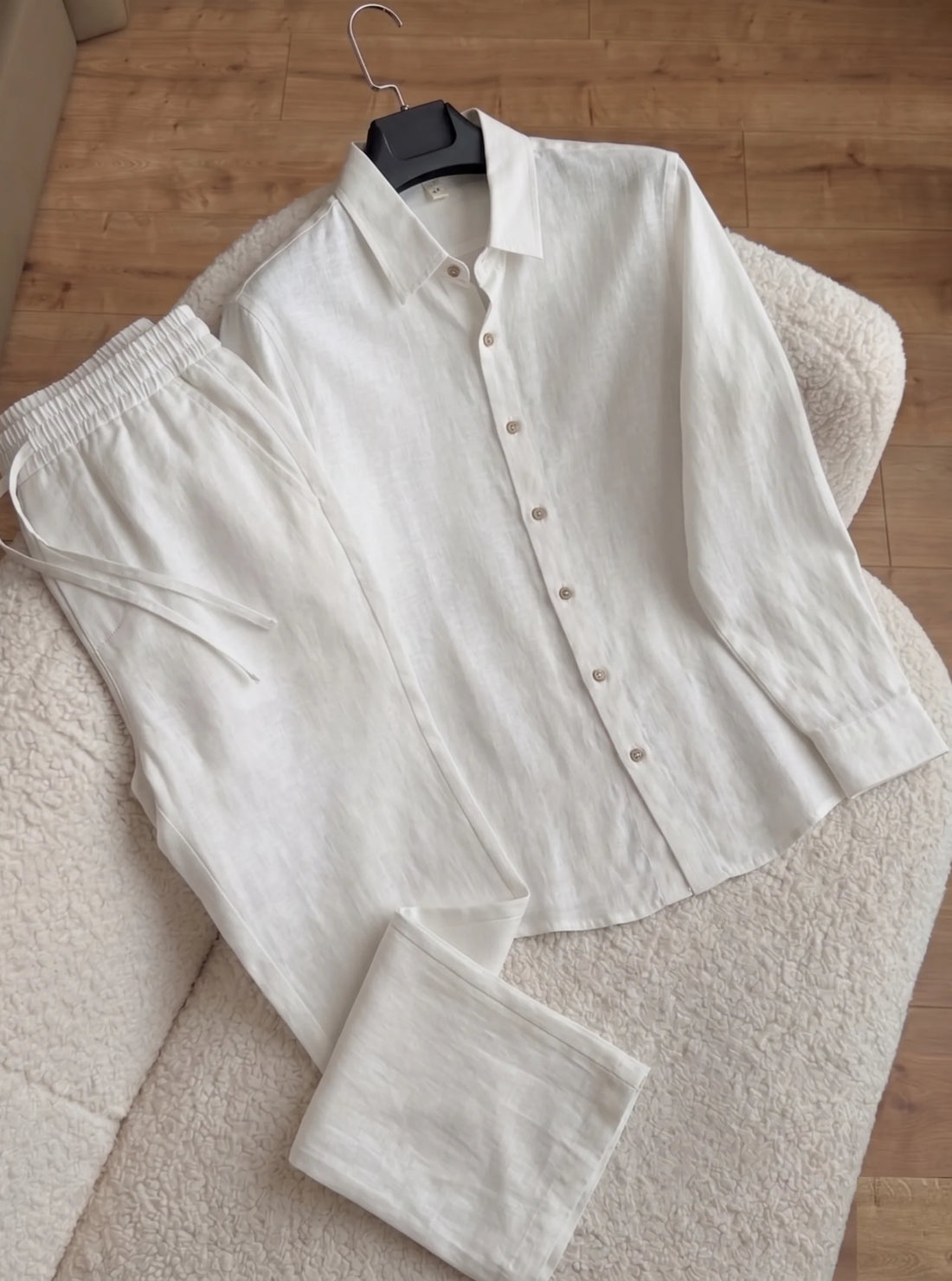 Top & Bottom Linen Set — The Luxury Essential