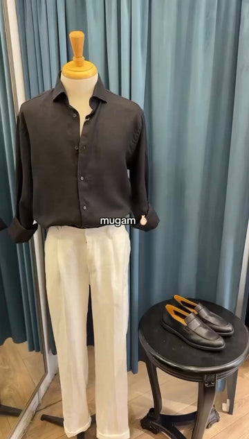 The Premium Edition Linen Pair - Black & White