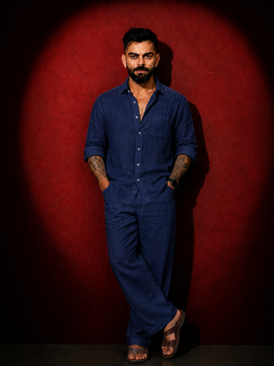 Men’s Relaxed Fit Top & Bottam Set