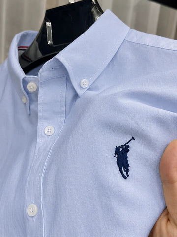 Classic Heritage Polo Shirt Sky Blue
