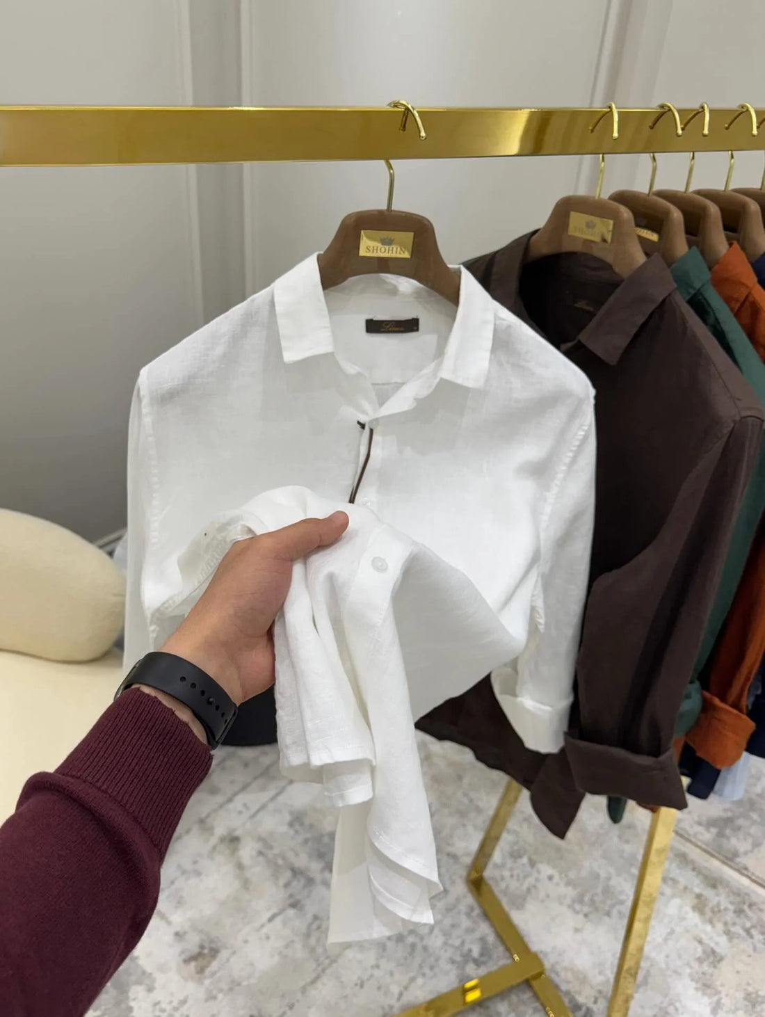 Luxury Edition Linen Shirt Brown