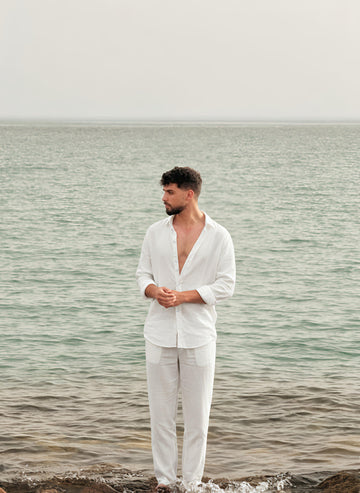 Milanio Pure Cotton-Linen Set