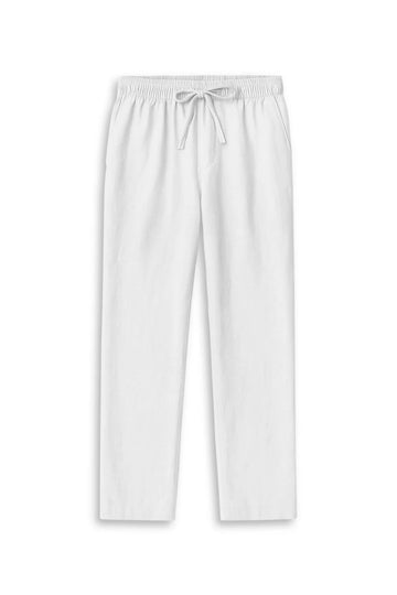 Milanio Cot-Lin Trouser White