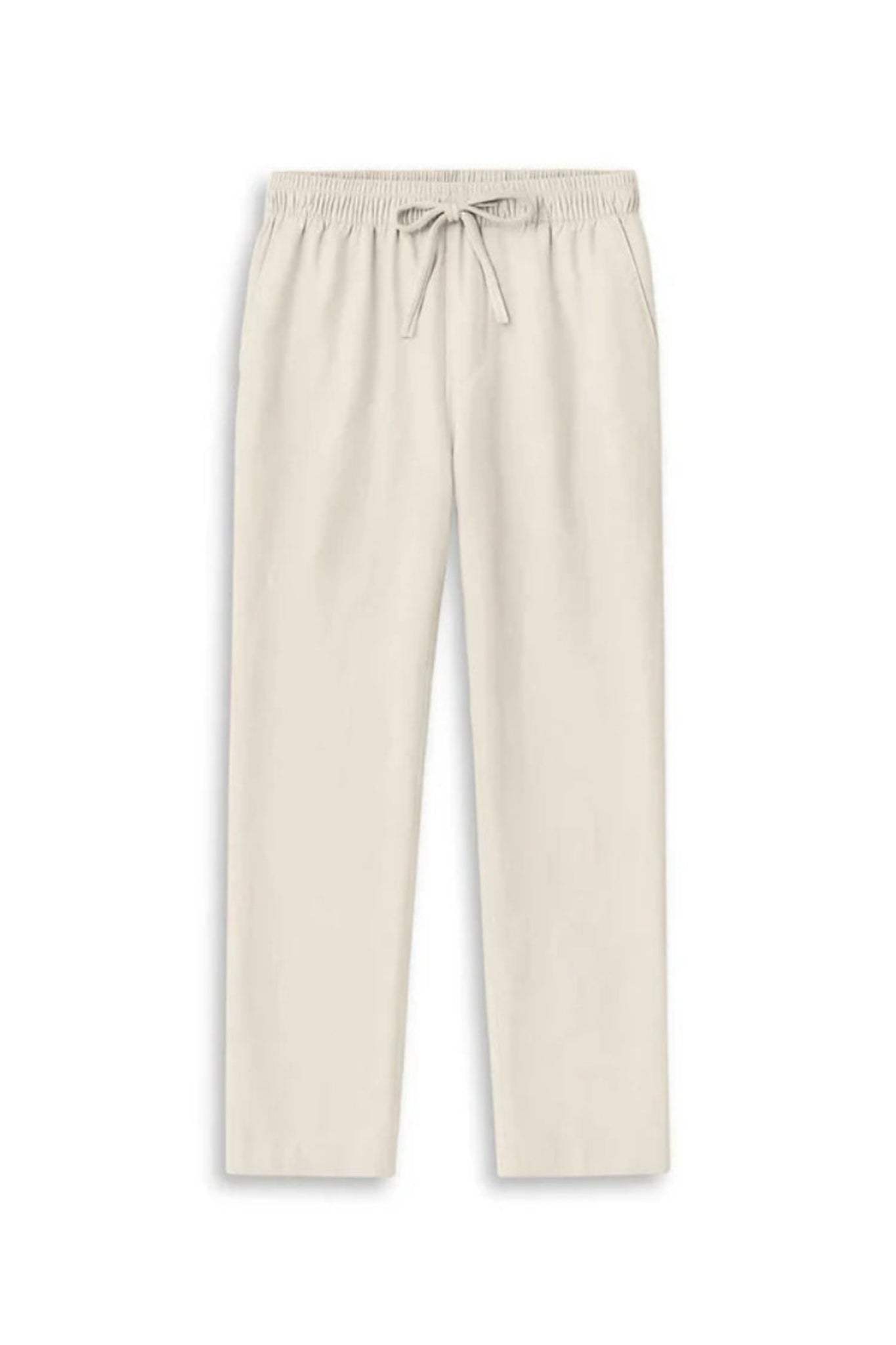 Milanio Cot-Lin Trouser Cream