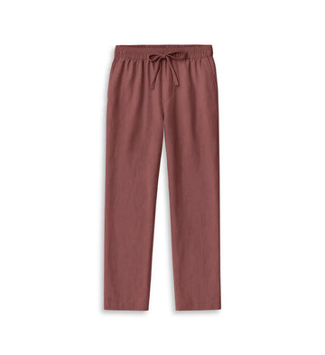 Milanio Cot-Lin Trouser Brown