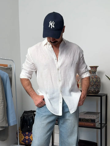 Luxury Edition Linen Shirt - White