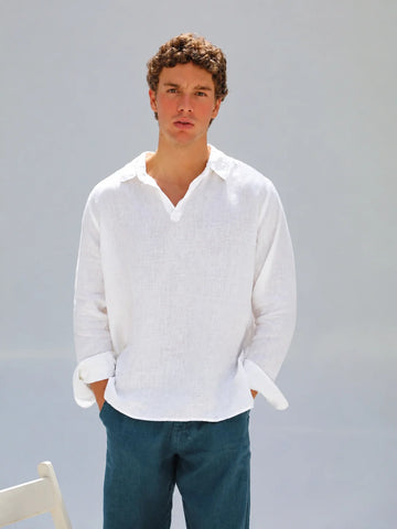 The Essential Linen Shirt - White