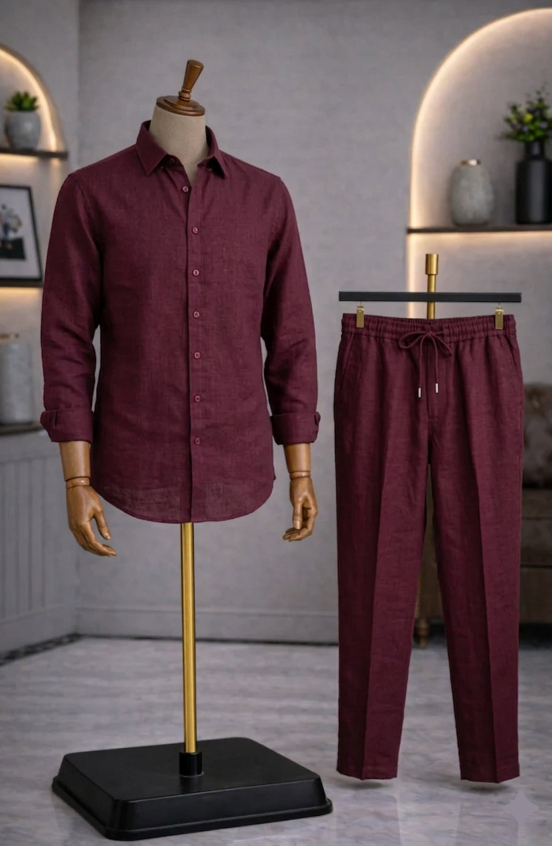 Top & Bottom Linen Set — The Luxury Essential
