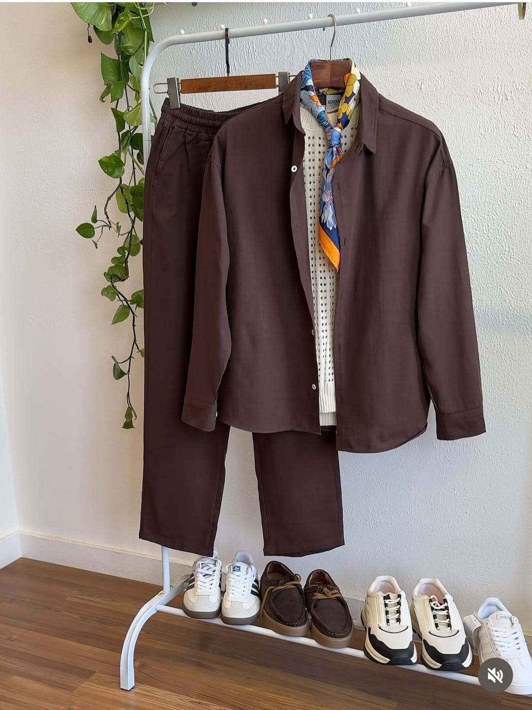 Essential Linen Shirt & Trouser Set Cords